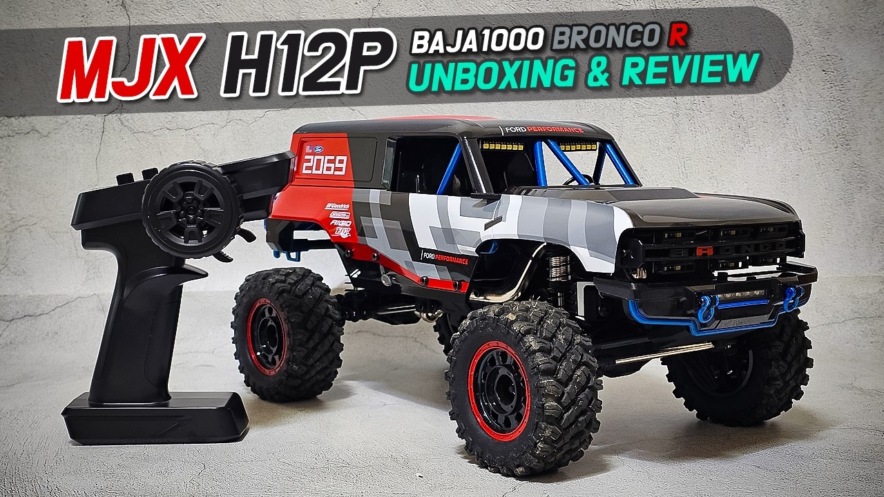 잘생기고 성능좋은 트라이얼 차량!  MJX h12p bronco r 언박싱&리뷰 테스트 주행 / MJX h12p bronco r unboxing & review test drive
