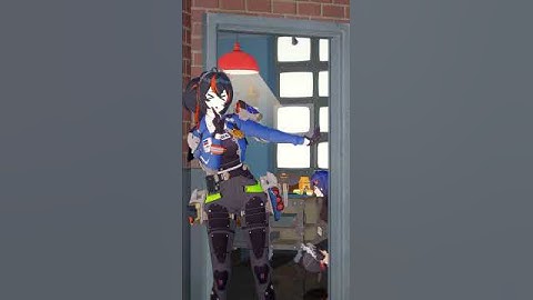 zenless zone zero zhu yuan x ellen joe x belle mmd #zenlesszonezero #animation #fun #mmd #shorts