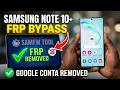 SAMSUNG FRP BYPASS NOTE 10+ CONTA GOOGLE REMOVE
