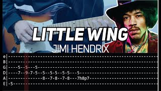 Jimi Hendrix - Little Wing (Guitar lesson with TAB) - FULL SONG chords