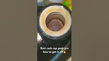 How to remove chazz burnt bowl build up Puffco peak aptamizer in chamber  #Chazz #Buildup #Puffco
