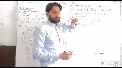 Kpk math 10th complete Exercise 5.4 Binary Relation by M Siyab Mir