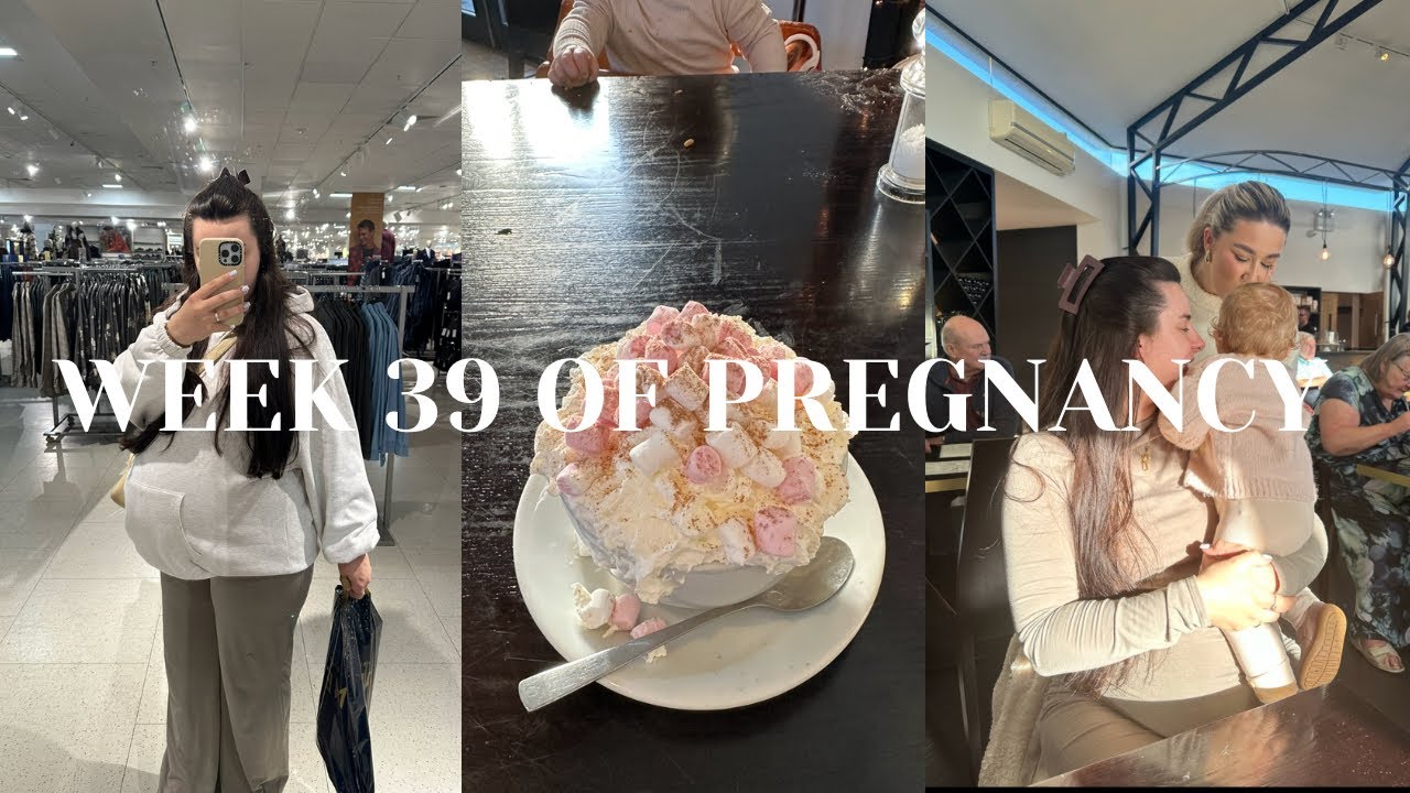 WEEK 39 OF PREGNANCY PARTIES, A SWEEP & THE DAY BEFORE HE ARRIVED