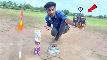 Remote Control Rocket Launcher Making || RC cracker Bursting..! Sathish