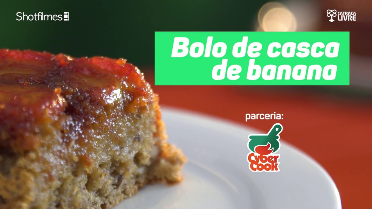 Aprenda a fazer bolo de casca de banana