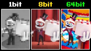 YOU PARASITE (The Amazing Digital Circus) but every time more and more bits