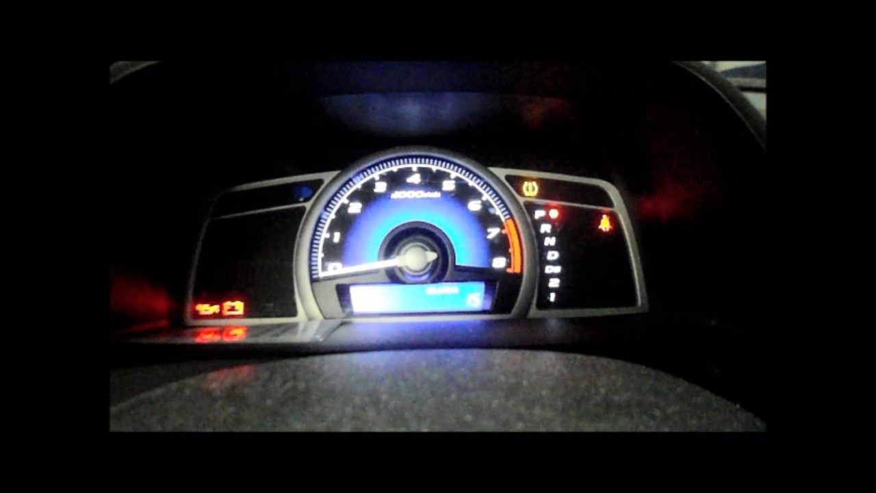 How to reset the maintenance light on a 2006-2011 Honda Civic - YouTube