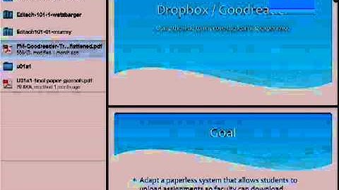 How to add a PDF link from the Dropbox App