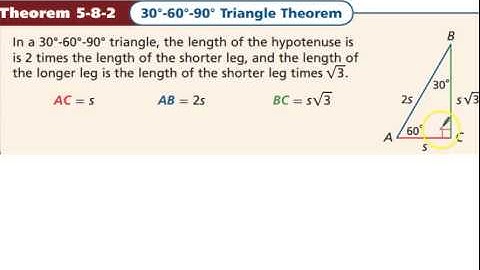 Applying Special Right Triangles