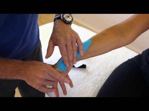 How to apply Kinesiology taping - Tendinitis of Wrist and forearm