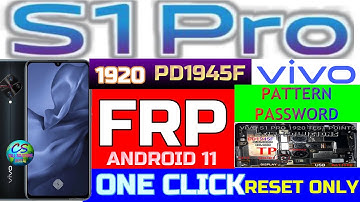 Vivo S1 PRO (1920) 2021 Pattern, Password, FRP Reset viaTP One Click Only UMT PRO by Cell Solutions