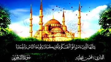 سورة التحريم || للقارئ محسن عطية 
