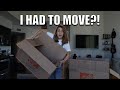 I HAD TO MOVE!?