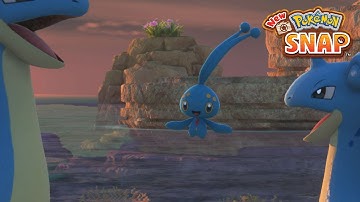 New Pokemon Snap - Myth of the Sea (3 Star Manaphy) | LenTalk Request [Maricopia Reef (Evening)]
