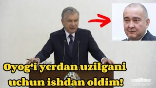 Toshkent Hokimi Ishdan Olindi