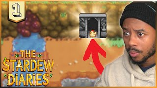 My FIRST Time Entering The Mines in Stardew Valley | First Playthrough | Stardew Diaries Ep.1