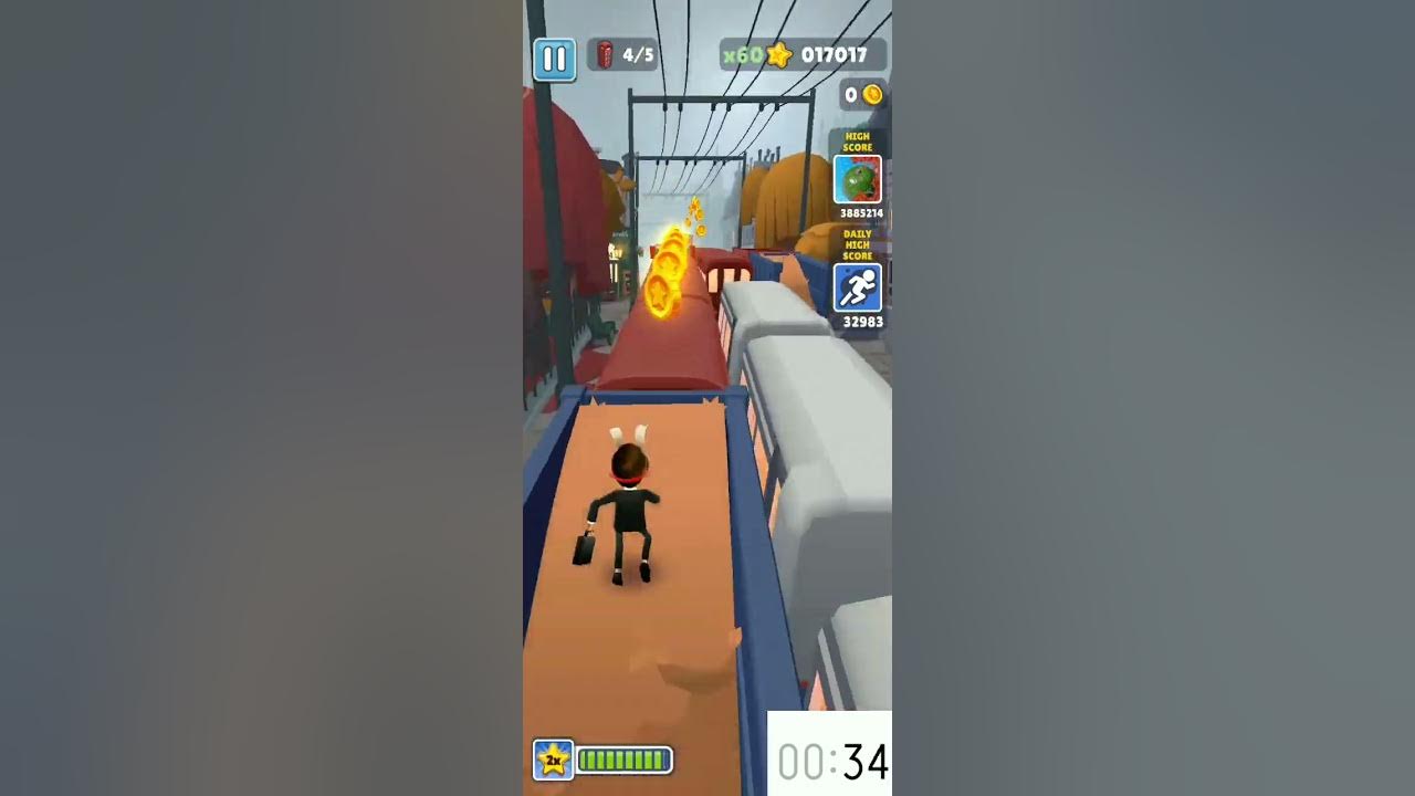 No Coins in 00:57.773 by Crowbeat - Subway Surfers - Speedrun