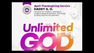 RCCG APRIL 6th 2025 | THANKSGIVING SERVICE