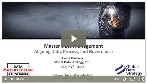DAS Webinar: Master Data Management – Aligning Data, Process, and Governance