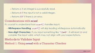 How to Ensure Single Integer Input with scanf in C