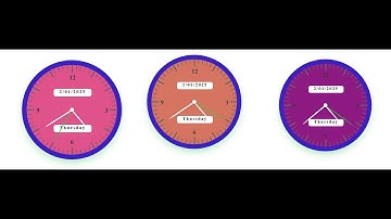 Change Background Color of the Clock Every Second Using Javascript