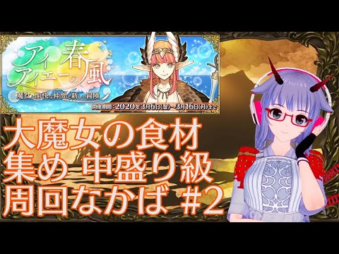 【FGO】中盛り級周回 アイアイエーの春風 ～魔女と愉快な仲間と新しい冒険～ #2【VTuber】