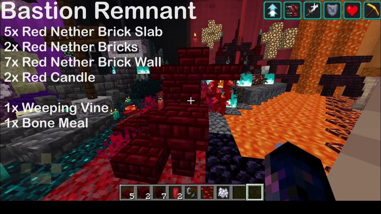 Minecraft Mini BASTION REMNANT Build Tutorial YouTube