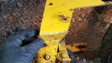 Modified 1211 mule drive mounted on a 128 cub cadet