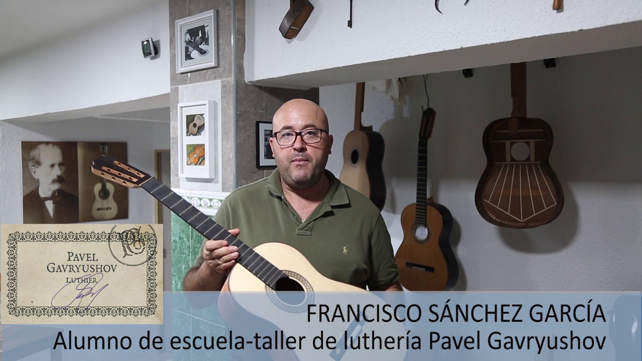 Escuela-taller de luthería Pavel Gavryushov en Granada. School of guitar makers