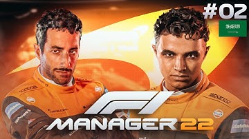 F1 Manager 2022 Career Mode Part 2 - WE CAUSED A SAFETY CAR!!