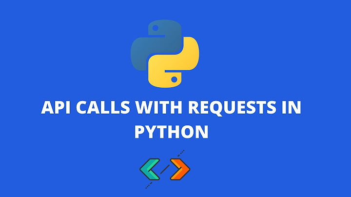 Hướng dẫn dùng python request python