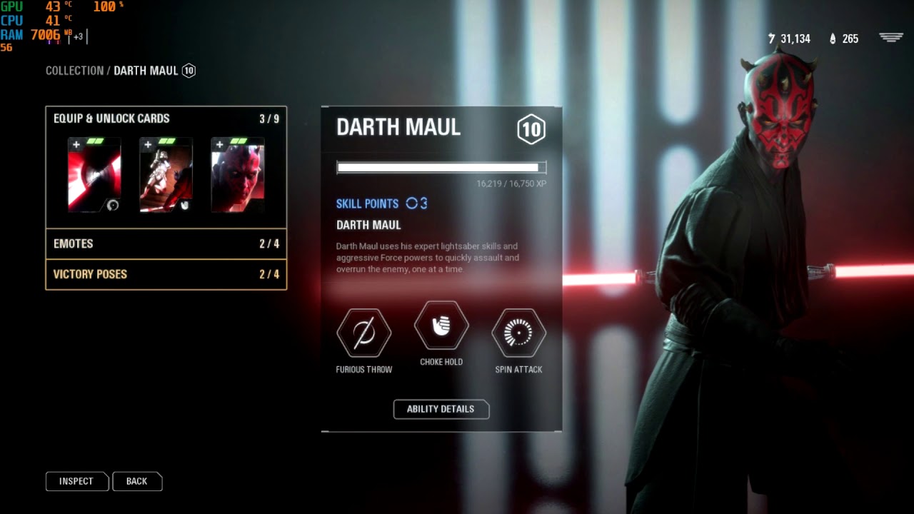Star Wars battlefront 2 all hero emotes YouTube