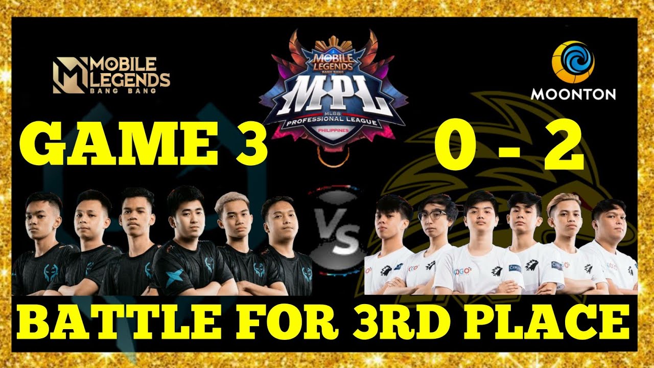 🔴[GAME 3] EXECRATION VS ONIC PH | MPL-PH Season 6 | FIGHT FOR 3RD | MOBILE LEGENDS BANG BANG