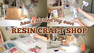 How I Started My Own Resin Craft Shop | Initial Capital, Materials, Packaging, & Online Shop