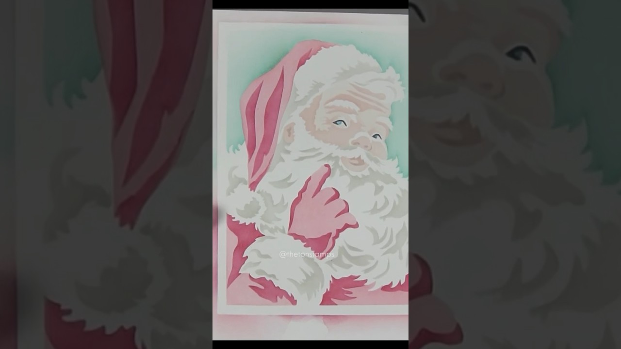 Our Vintage Santa stencils are available now! 