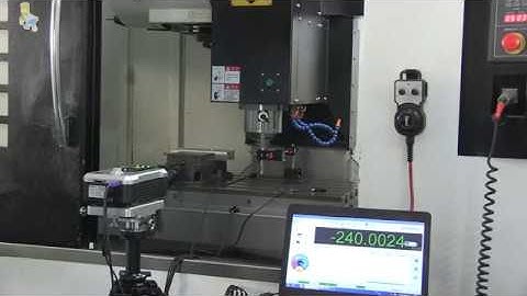 Linear displacement calibration for CNC Machine tool
