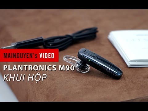 Khui hộp tai nghe Bluetooth Plantronics M90 - www.mainguyen.vn
