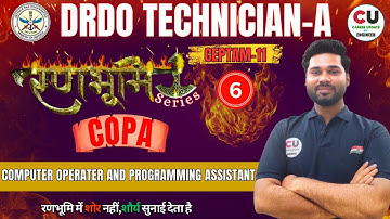 DAY-6 | DRDO TECHNICIAN-A COPA CLASS | COPA DRDO CLASSES | DRDO COPA Previous Year Questions | COPA