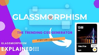 How to use Glassmorphism without the CSS generator | Glassmorphism revealed | [T.I.K]