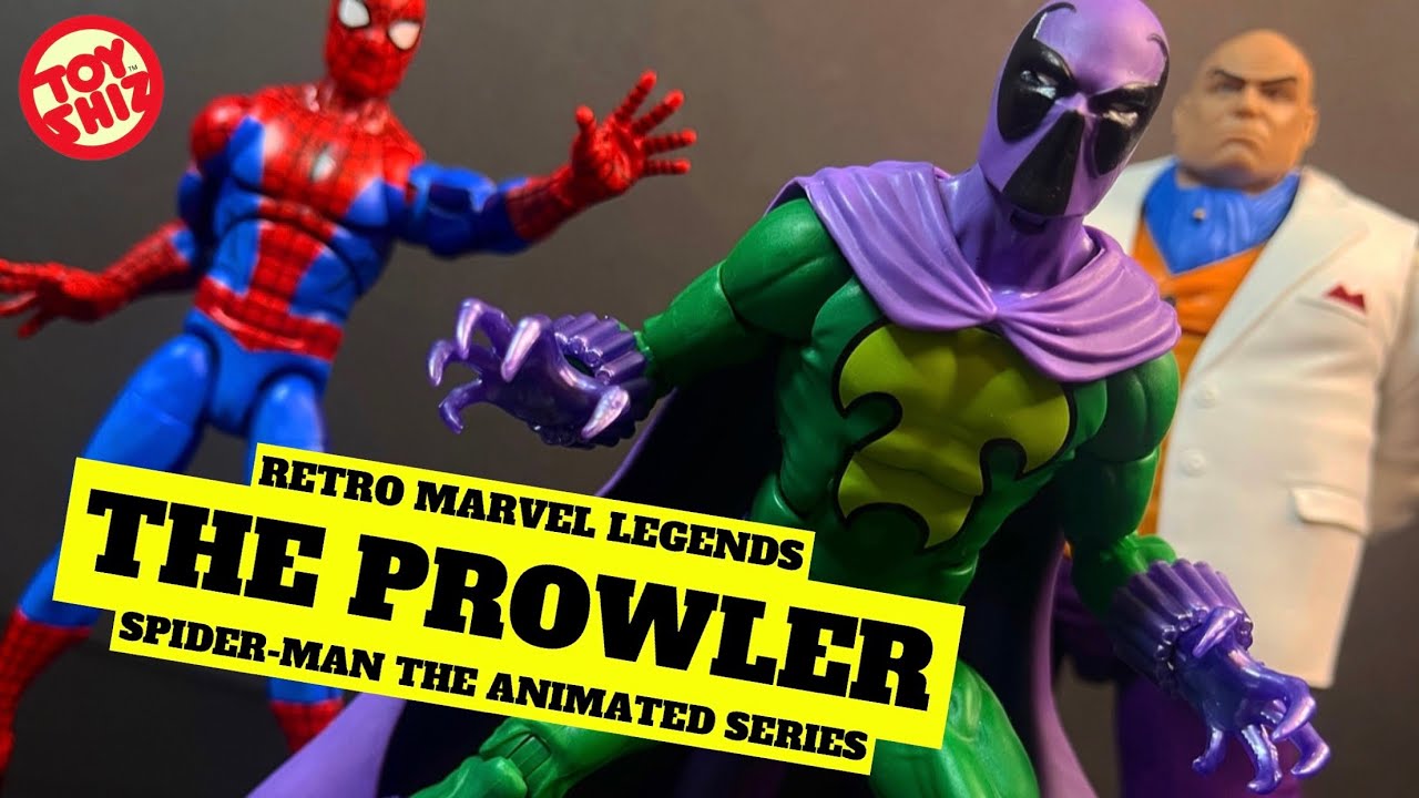 2024 SPIDER-MAN THE ANIMATED SERIES “THE PROWLER” | Retro Carded Marvel Legends | Hasbro
