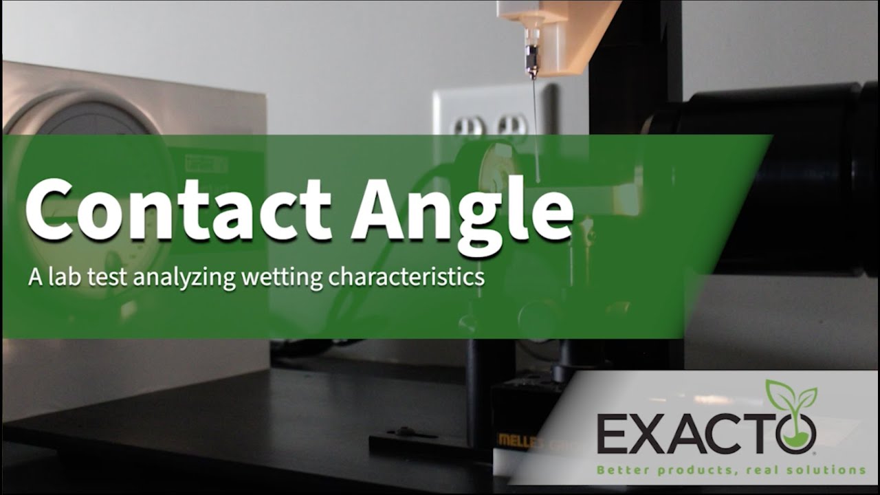 Contact Angle Measurement for Wetting Agents & Surfactants - Research to Real-World Series Part 2