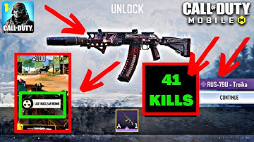 Getting Nuke with New RUS 79U Troika | Call Of Duty Mobile