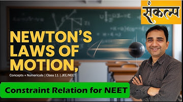 Constraint Relation in Newton’s Laws of Motion | Class 11 Physics | NEET