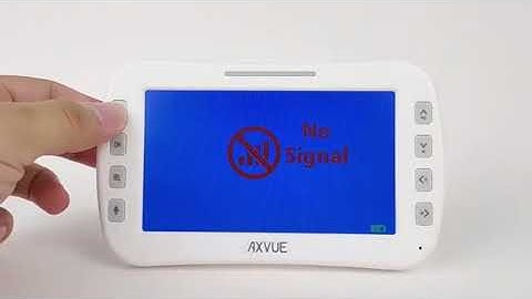 AXVUE E632 Video Baby Monitor Quick Setup