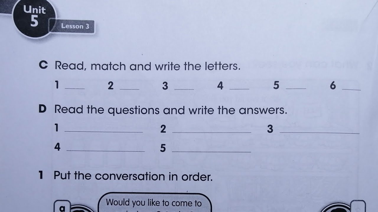 نشاط إنكليزي خامس إبتدائي صفحة 60-61/المنهج المنقح 2025-2026