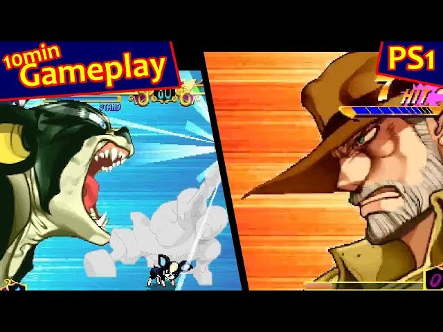 Jojo's Bizarre Adventure  (PS1) Gameplay 