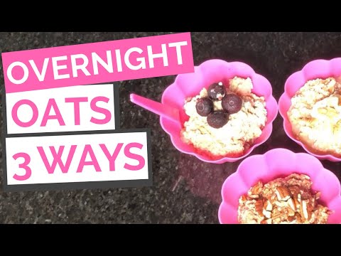 Overnight Oats Recipe For Weight Loss 3 Ways ~ Easy Healthy Breakfast Ideas