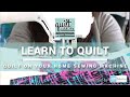 Walking Foot Quilting! Straight & Wavy Lines - FREE Beginner Quilting Videos and Pattern - NO MUSIC