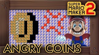 Super Mario Maker 2 - Angry Coins Want to Kill Mario