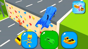 SHAPE SHIFTING🏃‍♂️🚗🚲🚦All Levels Gameplay Walkthrough Android,ios max LG8F
